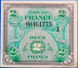 2 francs Drapeau type 1944