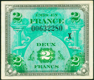 2 francs Drapeau type 1944