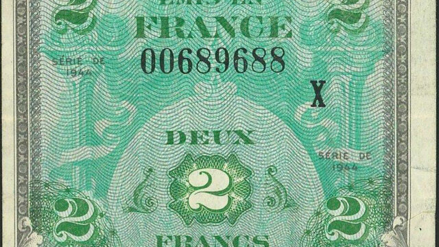 2 francs Drapeau type 1944