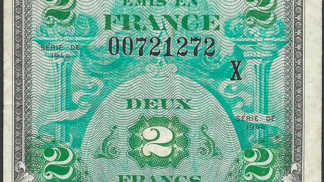 2 francs Drapeau type 1944