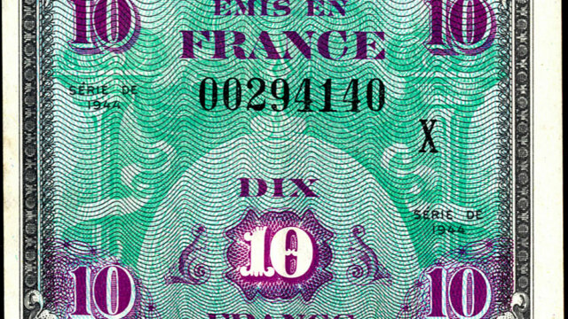 10 francs Drapeau type 1944