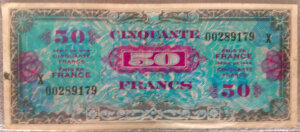 50 francs Drapeau type 1944