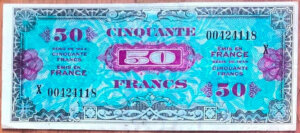 50 francs Drapeau type 1944