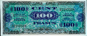 100 francs Drapeau type 1944