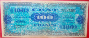 100 francs Drapeau type 1944