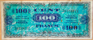 100 francs Drapeau type 1944