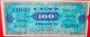 100 francs Drapeau type 1944