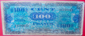 100 francs Drapeau type 1944