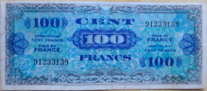 100 francs Drapeau type 1944