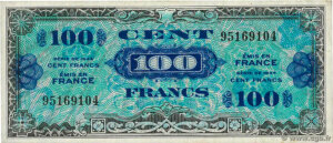 100 francs Drapeau type 1944