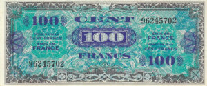 100 francs Drapeau type 1944