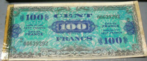 100 francs Drapeau type 1944