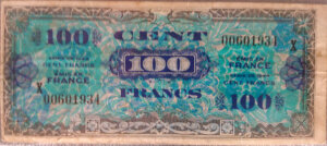 100 francs Drapeau type 1944