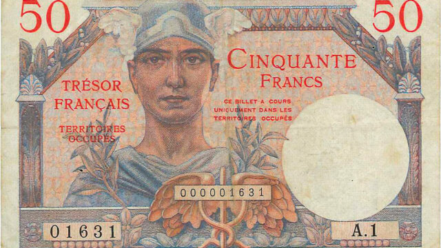 50 francs Trésor Français type 1947