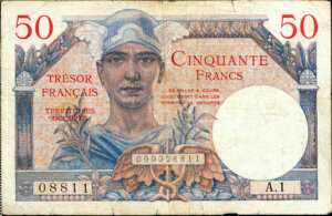 50 francs Trésor Français type 1947