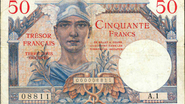 50 francs Trésor Français type 1947