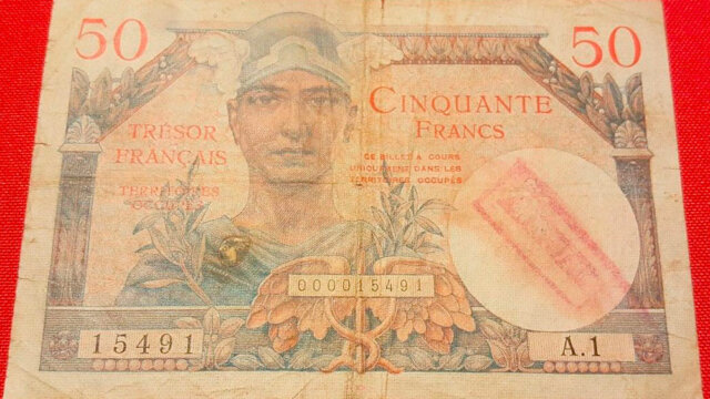 50 francs Trésor Français type 1947