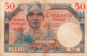 50 francs Trésor Français type 1947