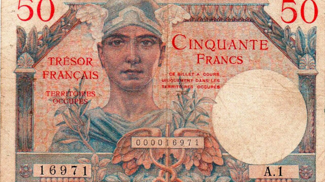 50 francs Trésor Français type 1947