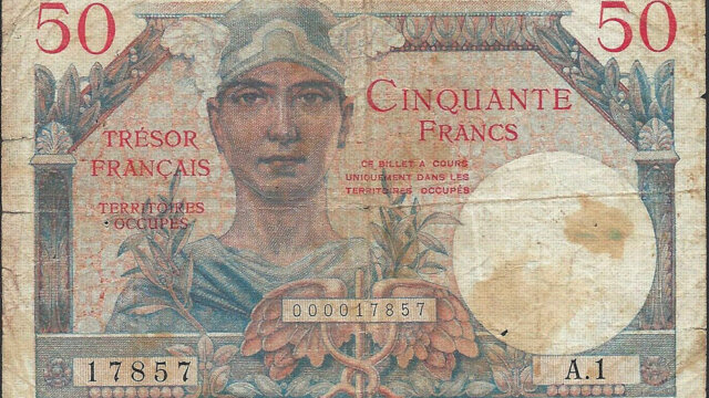 50 francs Trésor Français type 1947