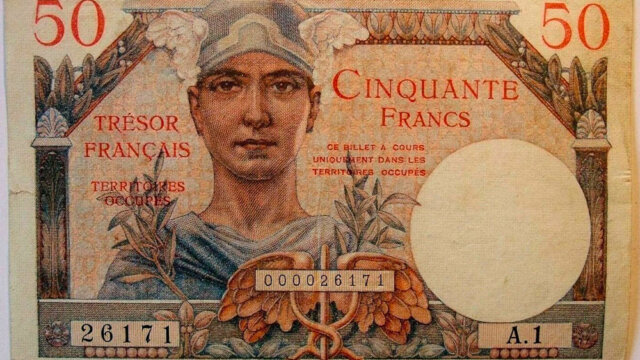 50 francs Trésor Français type 1947