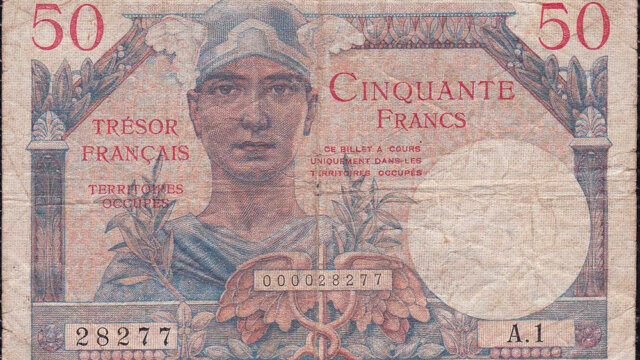 50 francs Trésor Français type 1947