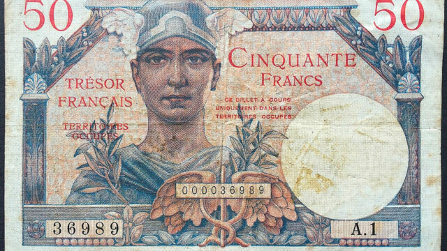 50 francs Trésor Français type 1947