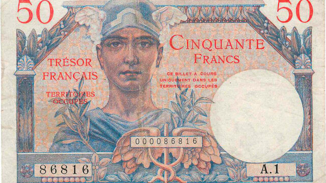 50 francs Trésor Français type 1947