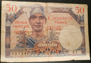 50 francs Trésor Français type 1947