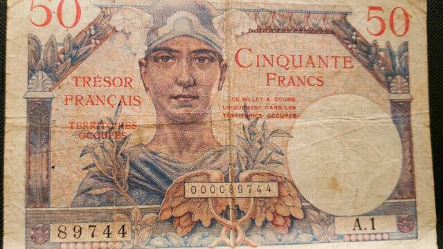 50 francs Trésor Français type 1947