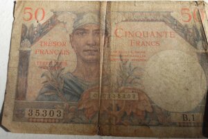 50 francs Trésor Français type 1947