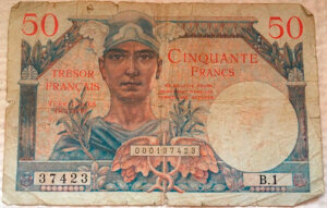 50 francs Trésor Français type 1947