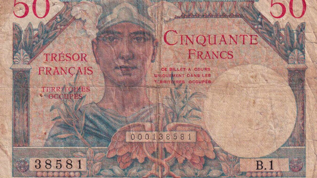 50 francs Trésor Français type 1947