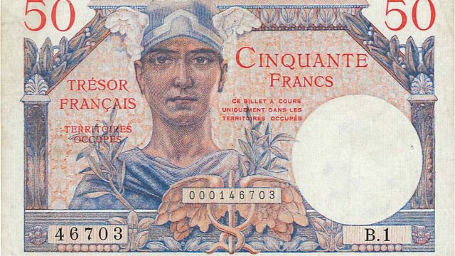 50 francs Trésor Français type 1947