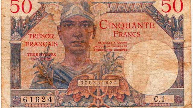 50 francs Trésor Français type 1947