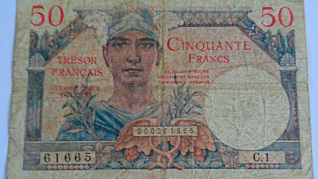 50 francs Trésor Français type 1947