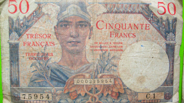 50 francs Trésor Français type 1947