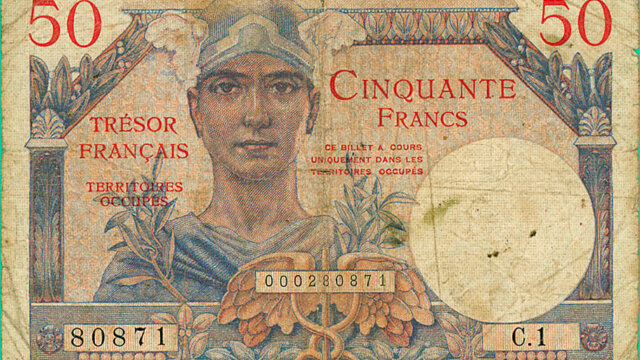 50 francs Trésor Français type 1947