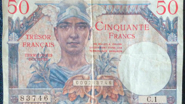 50 francs Trésor Français type 1947