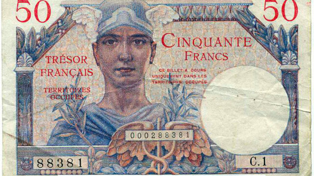 50 francs Trésor Français type 1947