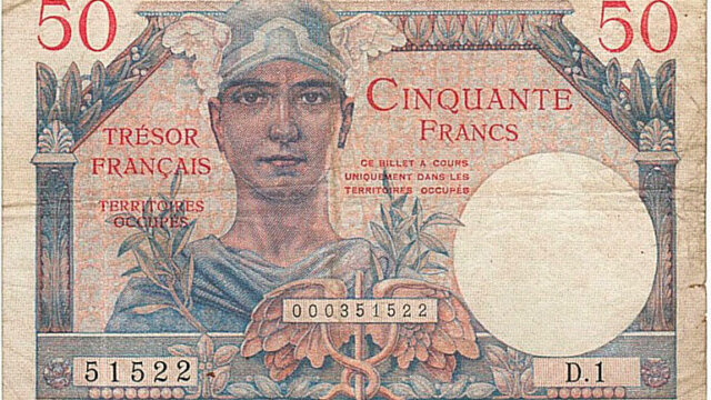 50 francs Trésor Français type 1947