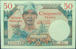 50 francs Trésor Français type 1947