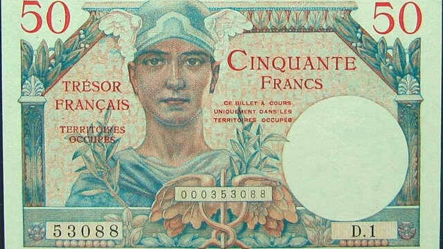 50 francs Trésor Français type 1947