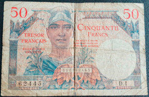 50 francs Trésor Français type 1947