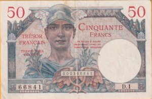 50 francs Trésor Français type 1947