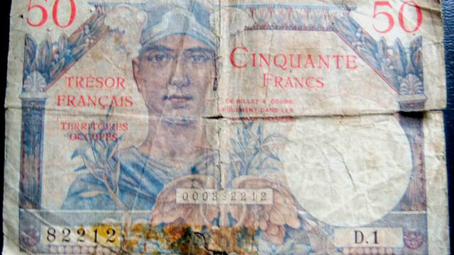 50 francs Trésor Français type 1947