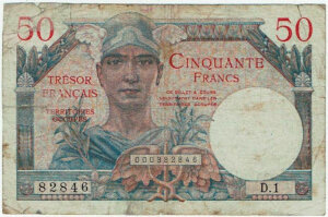 50 francs Trésor Français type 1947