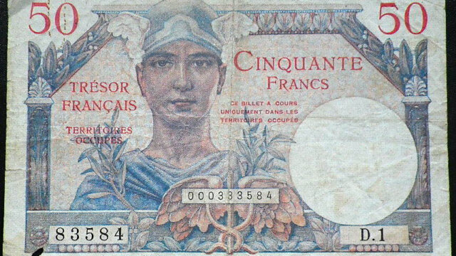 50 francs Trésor Français type 1947