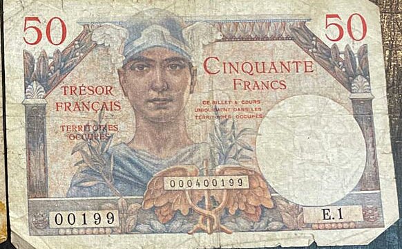 50 francs Trésor Français type 1947