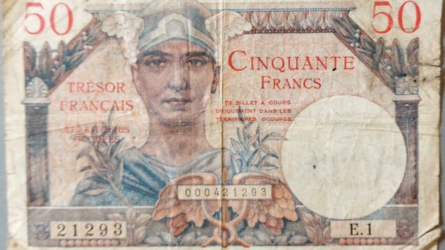 50 francs Trésor Français type 1947